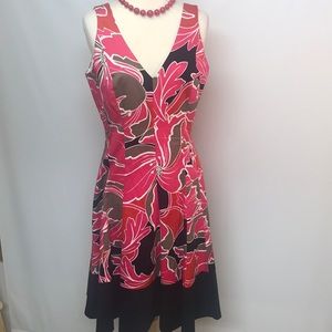 Floral dress.